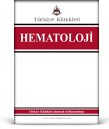 Türkiye Klinikleri Hematoloji Dergisi